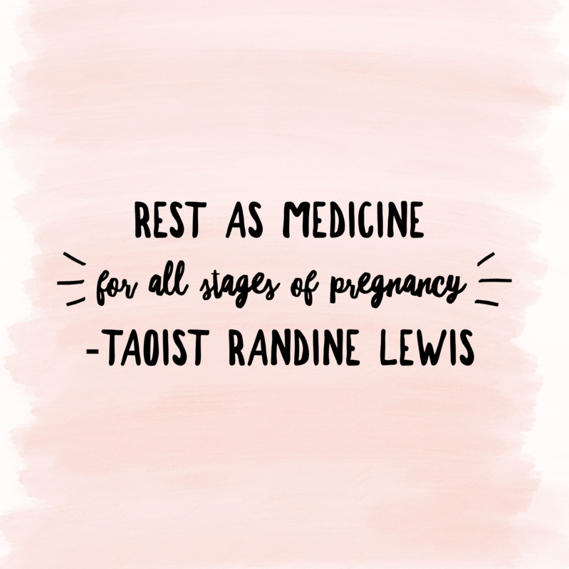 Rest as medicine in all months of pregnancy Rest as medicine in all months of pregnancy